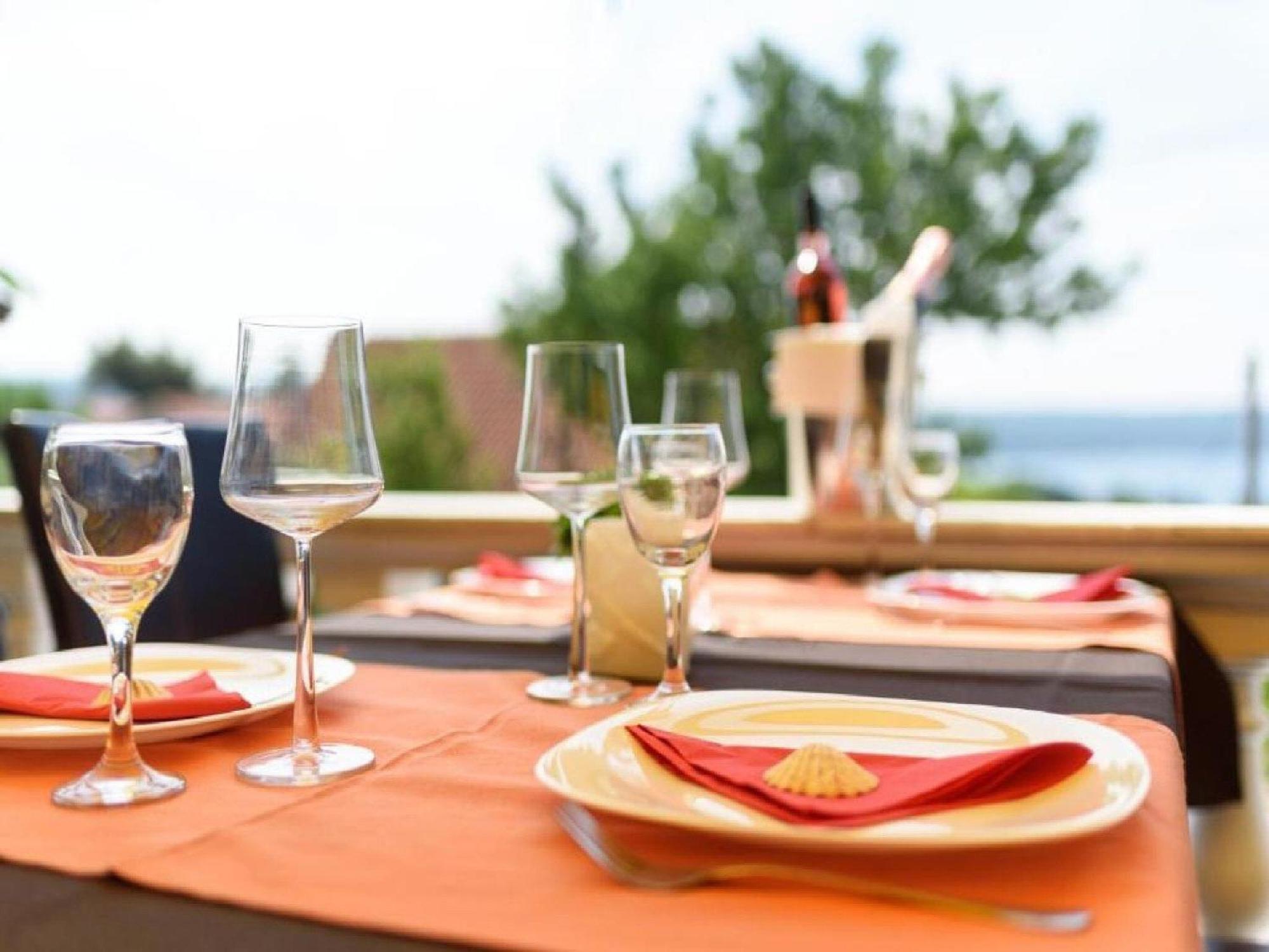 Apartments Milic - One Bedroom Apartment With Sea View And Terrace Gornji Karin Buitenkant foto